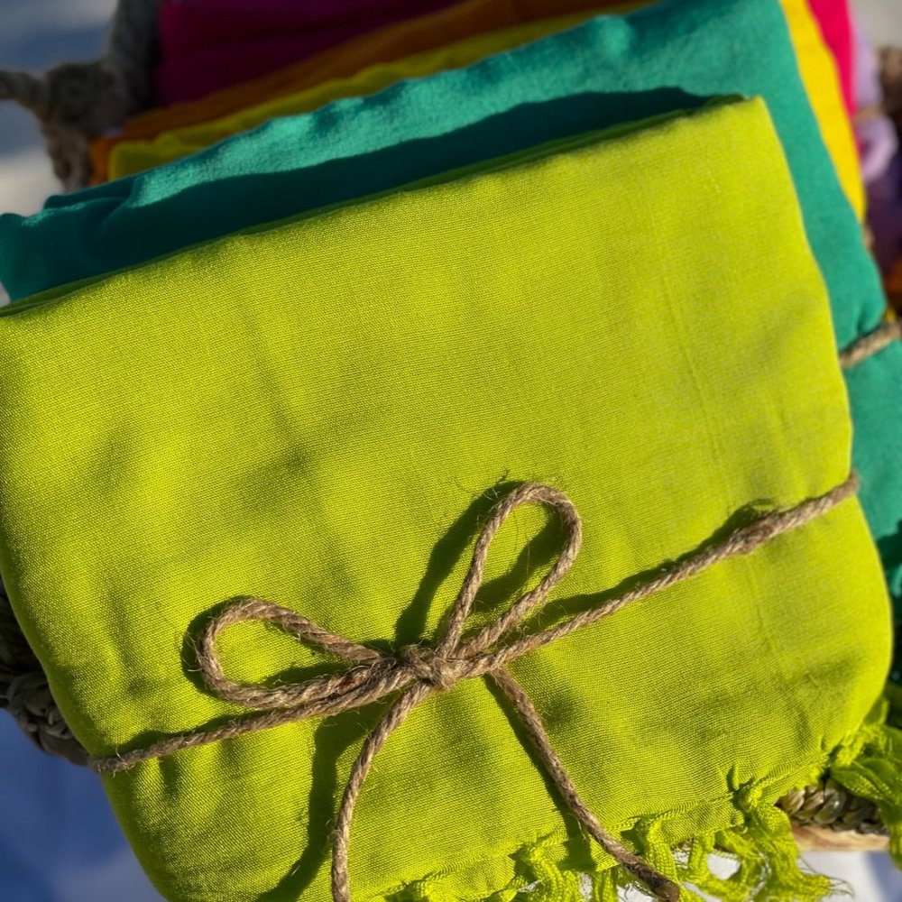 Lime Green Sarong - LARGE